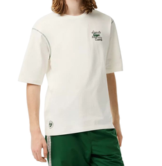 Теннисная футболка Lacoste Sport Roland Garros Club Edition Logo T-Shirt - white