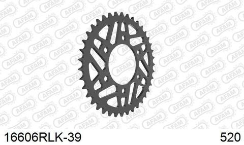 16606RLK-39 звезда задняя (ведомая) стальная, облегченная, 520, AFAM ()