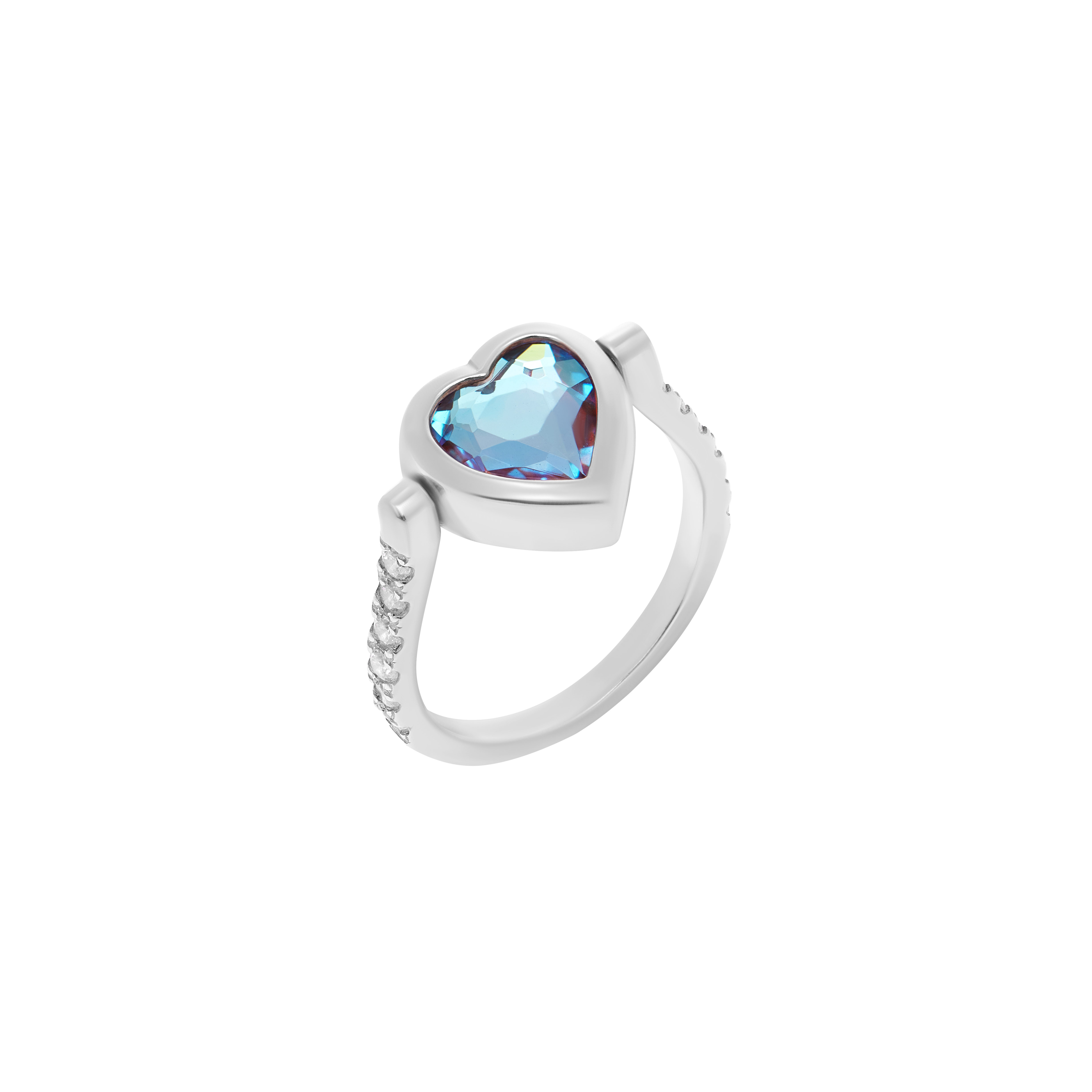 VIVA LA VIKA Кольцо Eddy Heart Ring Blue Mystic - You Can Do It viva la vika браслет you can do it vintage bracelet