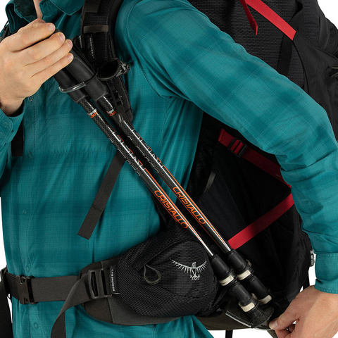 Картинка рюкзак туристический Osprey Aether Plus 60 Black - 9