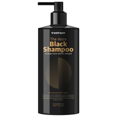 Treatroom The More Black Shampoo Шампунь для волос против седины с с экстрактом пивных дрожжей, биотином и кофеином 1010мл