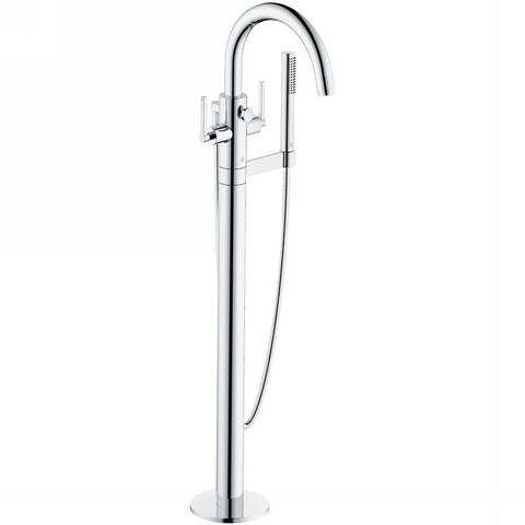 Kludi NOVA FONTE Puristic 205900515 Двухвентильный смеситель для ванны и душа,  для отдельно стоящих ванн