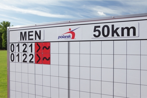 Стенд позиций дисквалификации в спортивной ходьбе Polanik TCS16-S0514