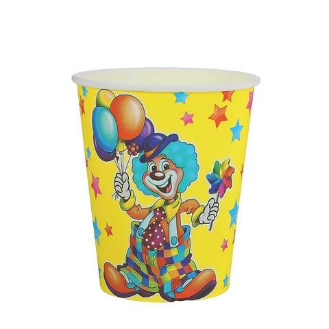 Стакан бумажный Клоун 
