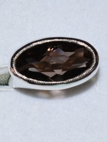 Раухтопаз 266 (кольцо из серебра)