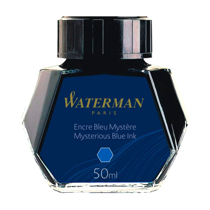 Флакон чернил - Waterman, сине-черные 50 мл.