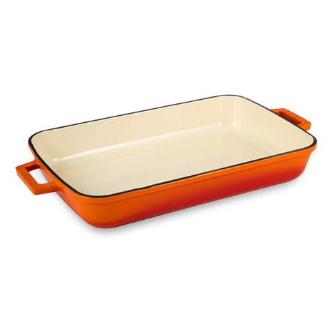 Форма для запекания LAVA 26х40см 4.8л оранжевая