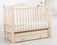 Кровать детская К-2002-20м "Моника" маятник универсальный (орех)