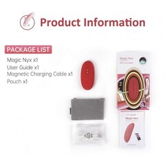 Вибратор Magic Motion NYX, красный