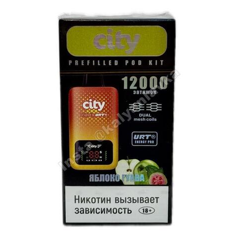City Energy Pro URT POD Kit - Яблоко Гуава 12000 затяжек