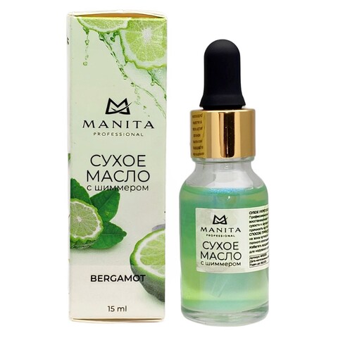 Manita Professional Сухое масло для кутикулы Бергамот, 15мл