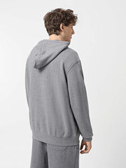 Толстовка Alpha Industries Essential Hoodie Medium Charcoal Heather (Серая)