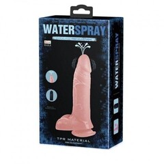 Фаллоимитатор с вибрацией и имитацией семяизвержения (19,3×4,3 см)