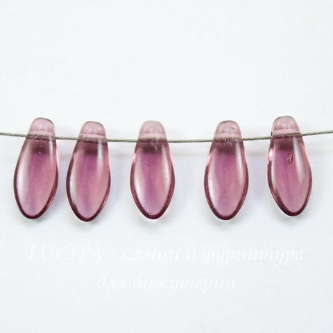 Бусина Dagger Лепесток, 12х5 мм, аметист
