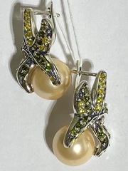 Марина (серьги из серебра)