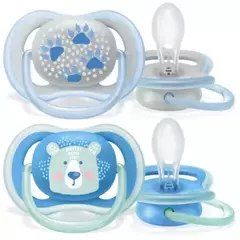 Əmzik \ ultra air soother, 6-18m, 2-pack, boy deco