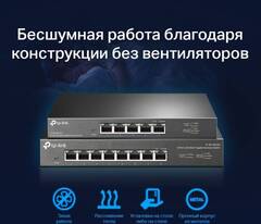 TP-Link TL-SG105-M2 Коммутатор 5-портовый настольный  2,5 Гбит/с