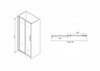 Abber Schwarzer Diamant AG30130BH Душевая дверь