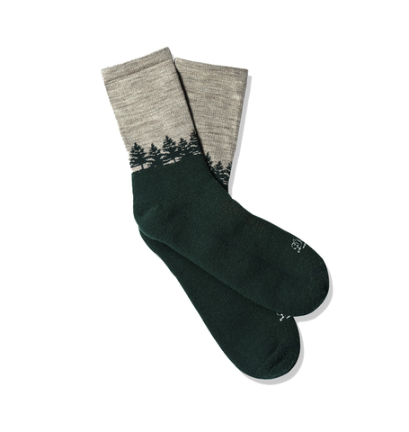 Носки DANNER Merino Midweight Hiking Socks 3/4 Crew - Green/Gray (M)
