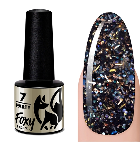 Гель-лак дизайн (Gel polish PARTY) #07, 5 ml