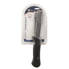 Степлер механический КОБАЛЬТ ударный, скобы 6-10мм (тип 140), обрезиненная рукоятка (790-410)