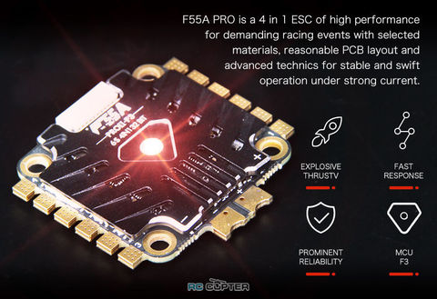 ESC регулятор мотора T-Motor F55A PRO II F3 6S 4IN1 32bit