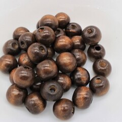 Бусины пришивные дерево, р. 12х13 мм