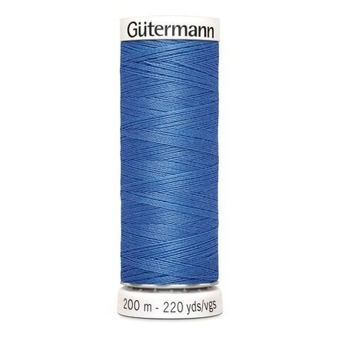 Нить Sew-All 200 м, Gutermann, 213 голубой джинс