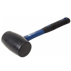Киянка КОБАЛЬТ 680 г (70 мм), черная резина, фибергласовая рукоятка (241-055)