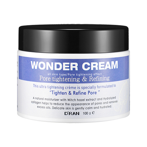 Очищающий Крем для сужения пор  Pore Tightening & Refining Wonder Cream Dran 100гр.