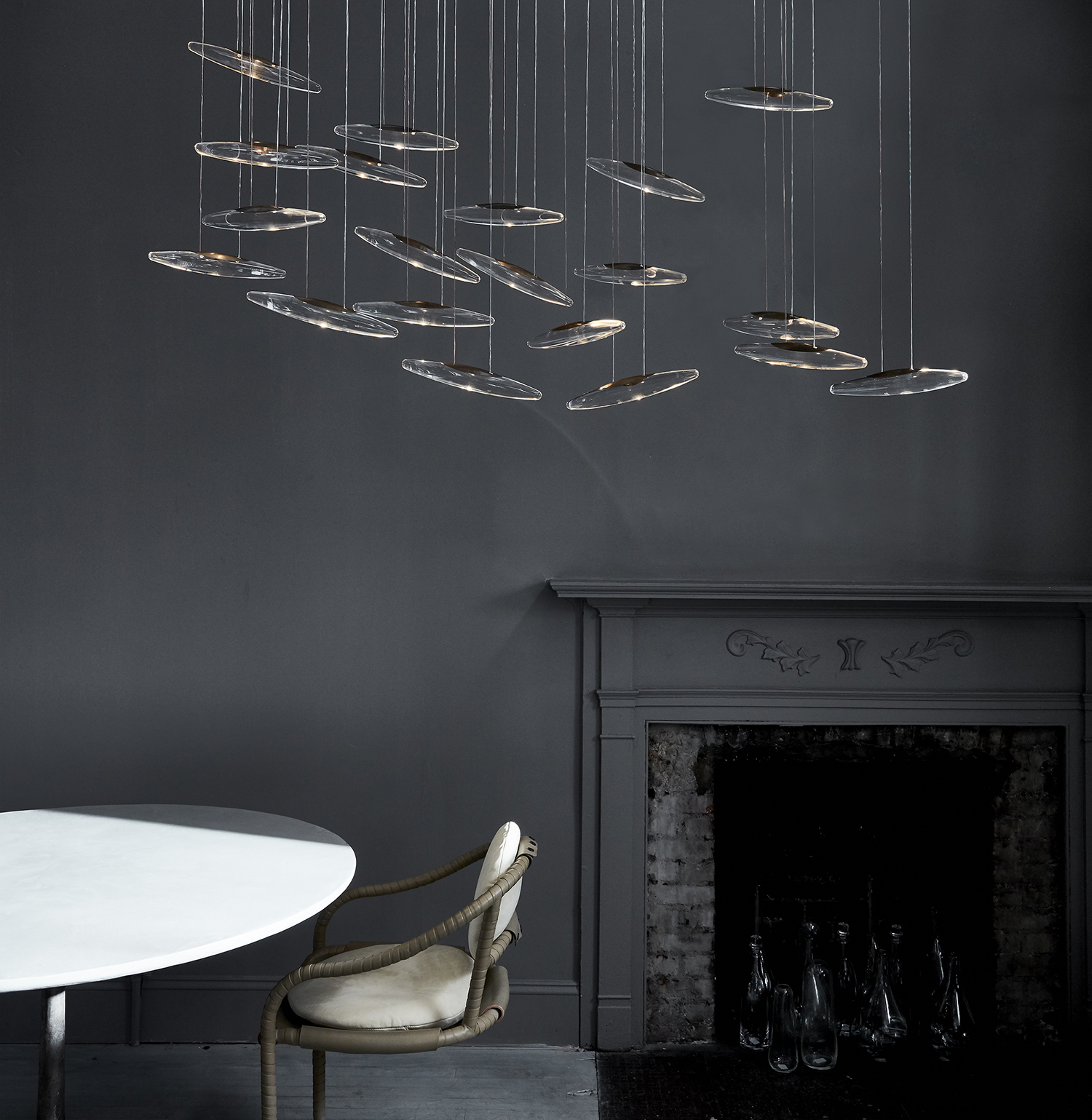 дизайнерский светильник Orche moonlight murmuration installation