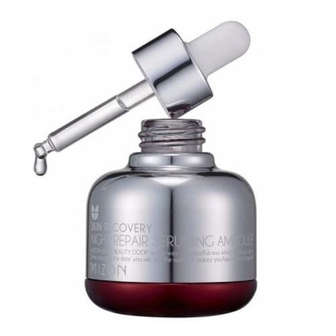 Mizon Night Repair Seruming Ampoule - Ночная восстанавливающая омолаживающая сыворотка