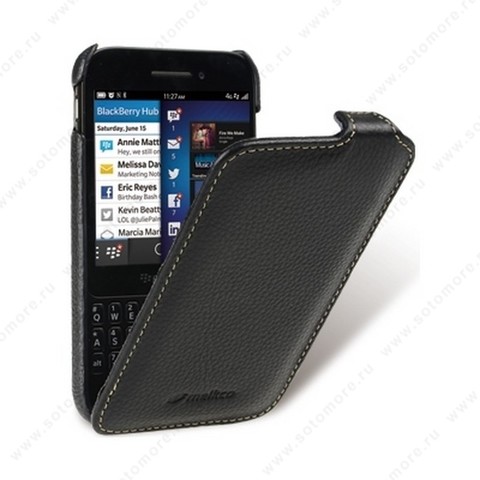 Чехол-флип Melkco для BlackBerry Q5 Leather Case Jacka Type (Black LC)