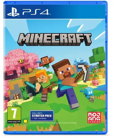 Minecraft + 700 жетонов (диск для PS4, полностью на русском языке)