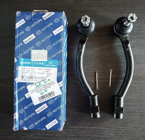 НАКОНЕЧНИК РУЛЕВОЙ SOLARIS, RIO (КОМПЛ 2ШТ ЛЕВЫЙ+ПРАВЫЙ) MANDO HY MOTORS