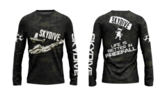 Джерси парашютная скайдайв (Skydive) Multicam чёрная