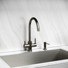 Sancos Taper SC4012GG Смеситель для кухни с краном для фильтрованной воды, цвет: воронёная сталь