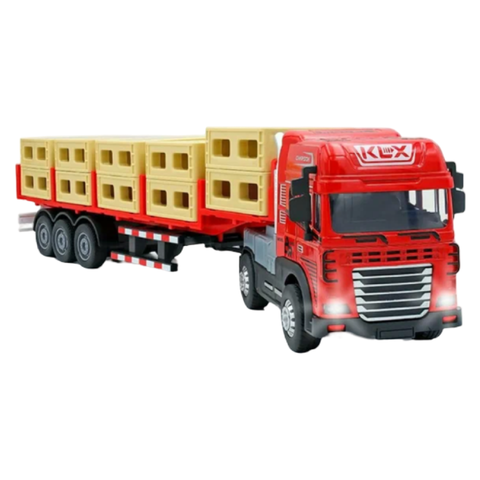 Фура Trailer mixer металл большая с музыкой