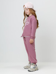 джемпер  для девочки  КР 302827/темная орхидея к591