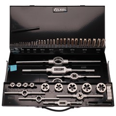 Набор метчиков и плашек M3 -M20 HSS-G 54пр Volkel 49205