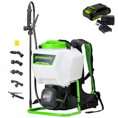 Опрыскиватель садовый Greenworks G24BSPIIK2 24V аккумуляторный, с АКБ 2 А/ч и ЗУ
