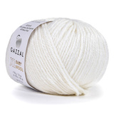 Пряжа Gazzal Baby Wool XL 801 белый