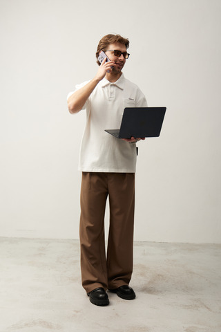 Футболка "Polo" молочная