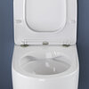 Ceramica Nova Moments CN3003 Подвесной унитаз c ультра тонким сидением и крышкой с функцией плавного закрытия, цвет: белый