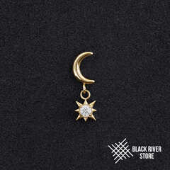 Pendant Vesper Crystal PVD Yellow