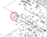 Ось Konica Minolta shaft для bizhub 423/363, 283/223 A1UD560401