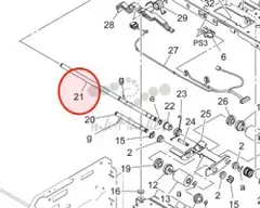 Ось Konica Minolta shaft для bizhub 423/363, 283/223 A1UD560401