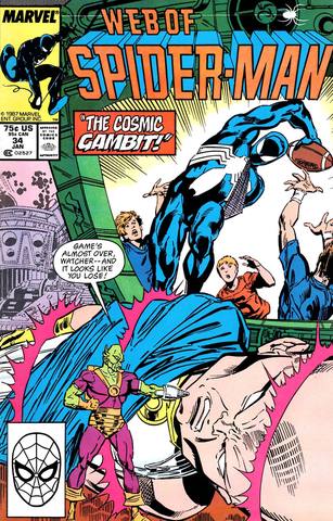 Web of Spider-Man #34. The Cosmic Gambit