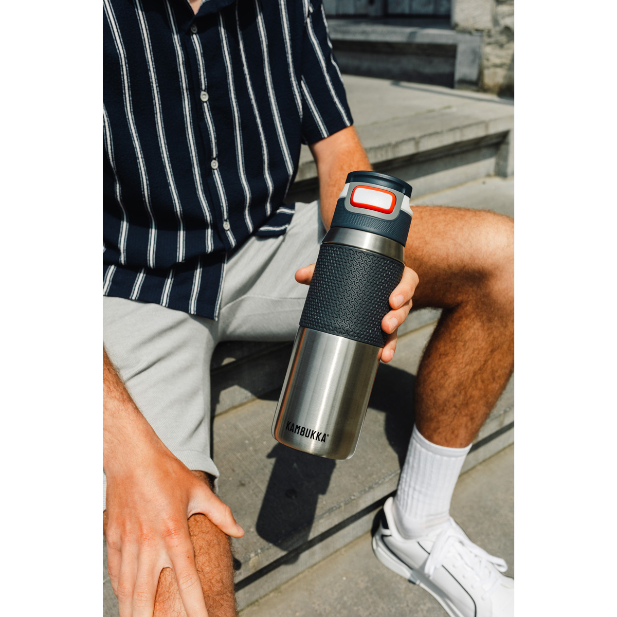 Термобутылка Kambukka Elton (750 мл), Стальной матовый, арт. 11-03025 - фото 4