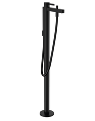 Hansgrohe Finoris 76445670 Напольный смеситель для ванны (чёрный матовый) фото